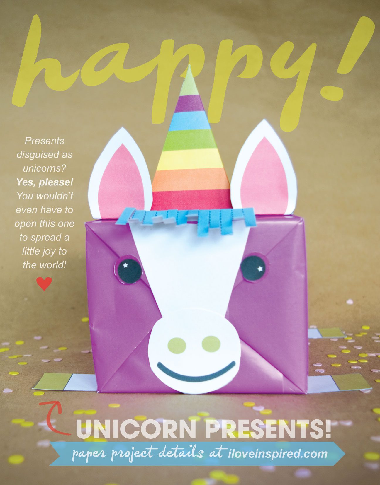 Paper Project: Unicorn Present!