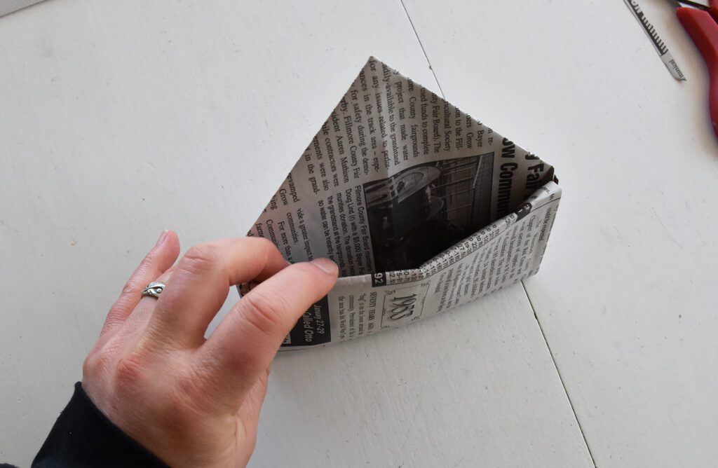 How to make Paper Seed Starter Boxes